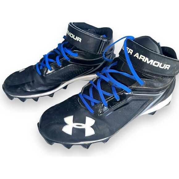 Under Armour Mens Crusher RM Football Cleats 1267431-001 Size 11.5 - Picture 7 of 16